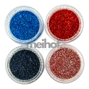 NAM24 Nailart Glitter Puder Mix | Abverkauf 4-teilig